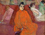 Henri De Toulouse-Lautrec The Divan oil